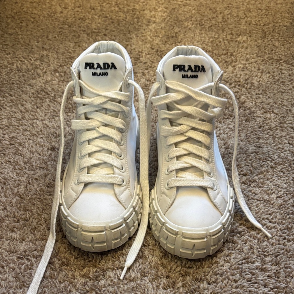 Prada Wheel Re-Nylon Sneakers